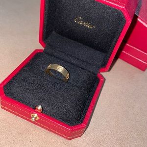 Authentic Cartier, love ring